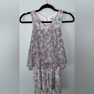 Floral Sleeveless Romper